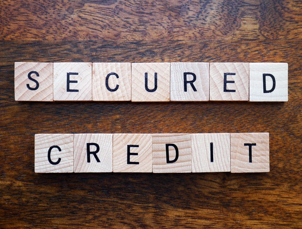 secured credit stock photo