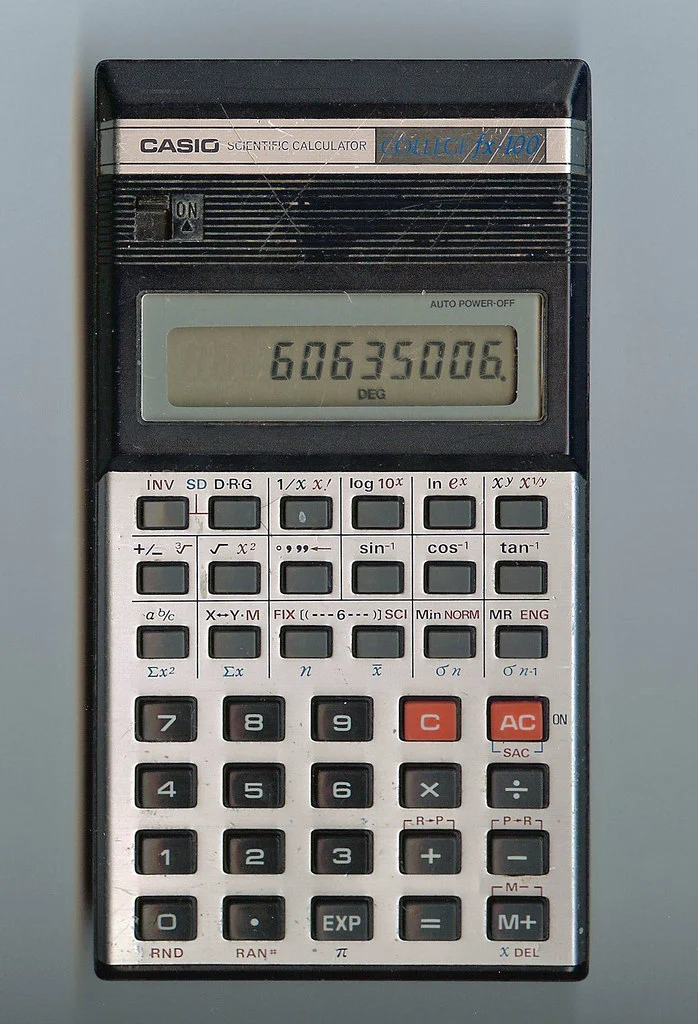 casio college fx 100 pocket calculator