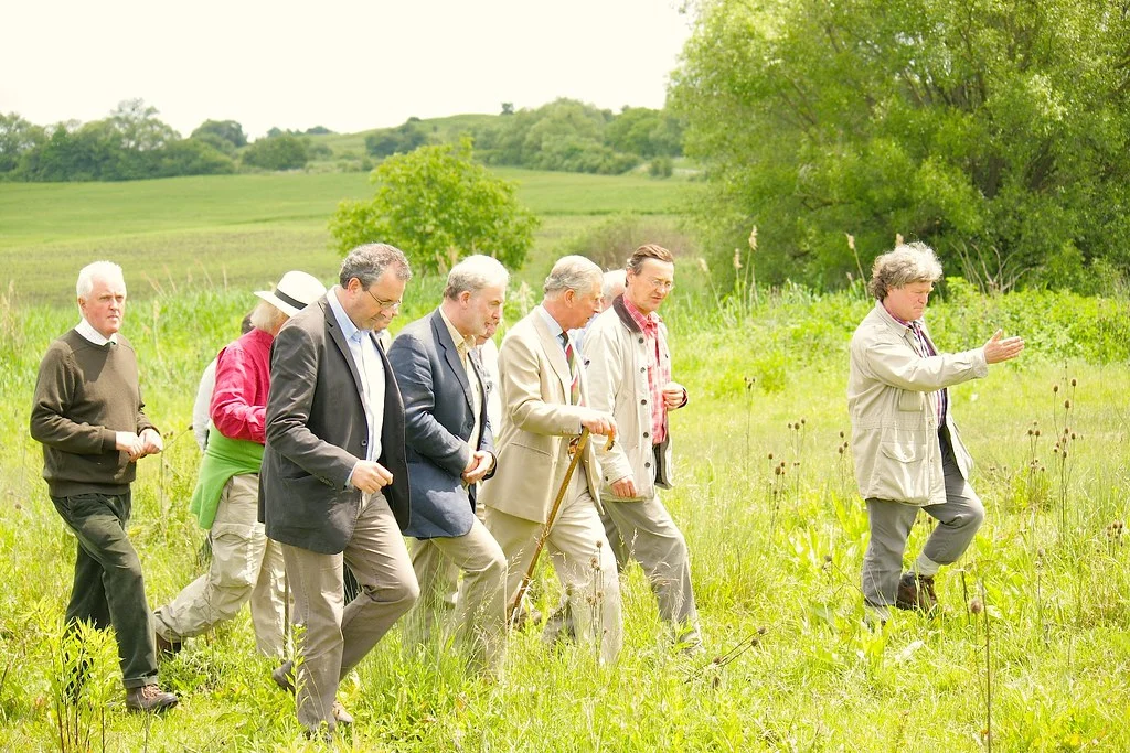 romania eidp037 fundatia adept botanist leading prince charles on his july 2012 visit to the movile hot spots credit fundatia adept transilvania