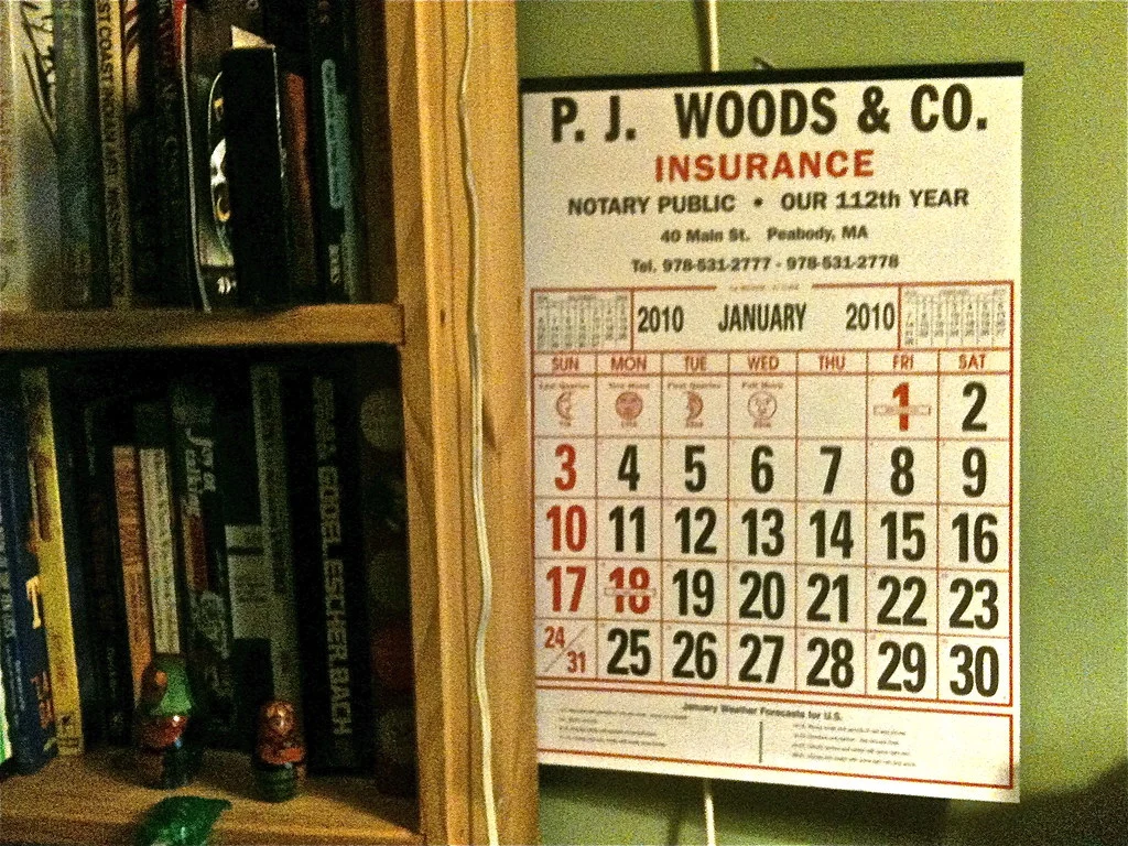 insurance company calendar