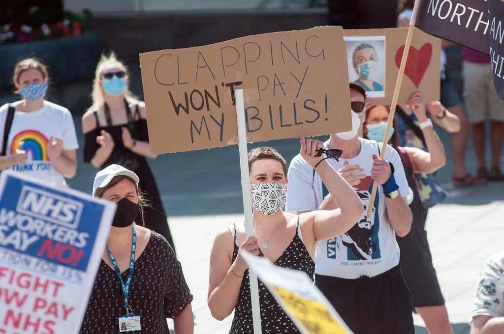 better pay for nhs workers rally sheffield