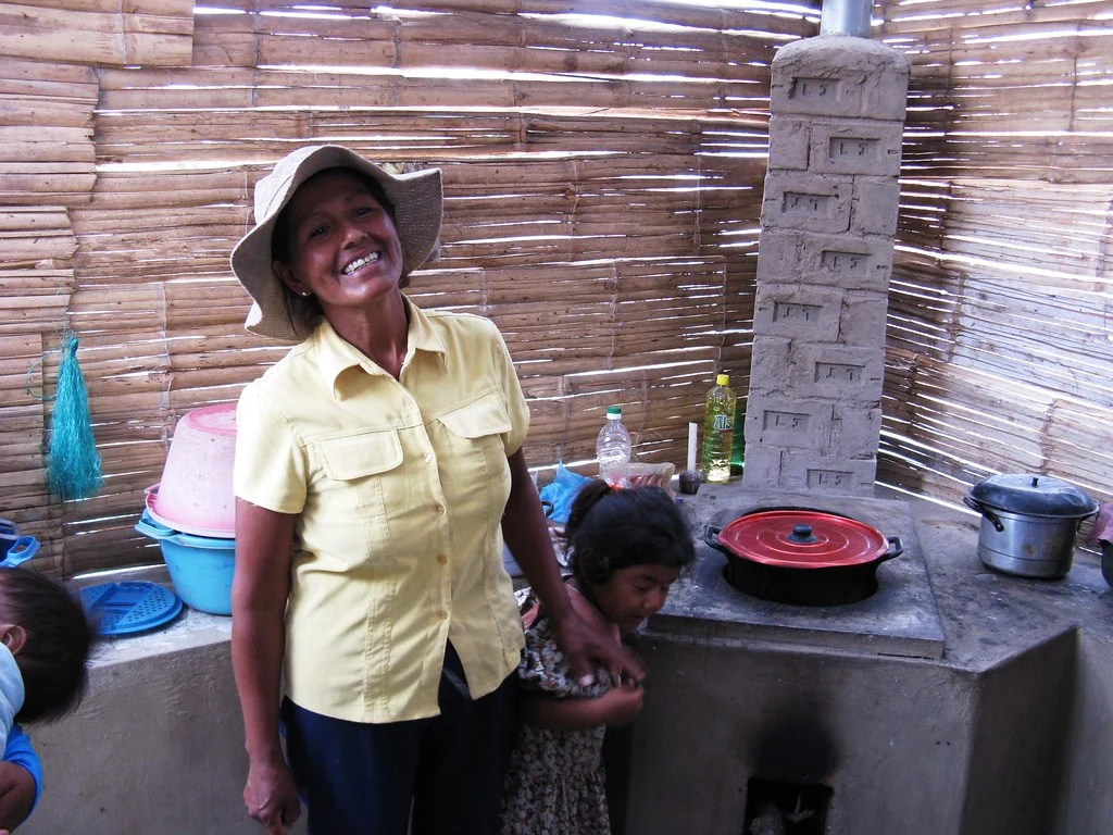 beneficiary happy about earthquake resistant structures