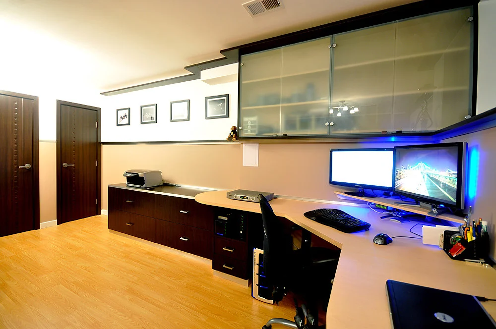 the completed workplace